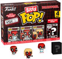 Boneco Deadpool Sleepover - Larp - Heavy - Funko Bitty Pop! Misterio Pop Adentro 4 Pack