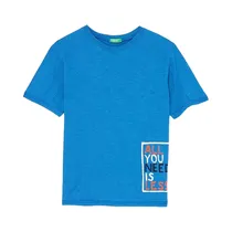 Camiseta Infantil Benetton 3Z7QC101E 21H