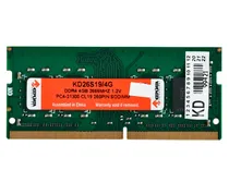Memória Ram para Notebook Keepdata 4GB / DDR4 / 1X4GB / 2666MHZ - (KD26S19/ 4G)