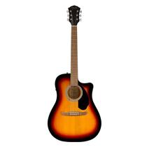 Violao Fender FA-125CE Black Sunburst com Afinador