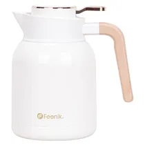 Garrafa Térmica Feenik 1.5L Inox - Branco