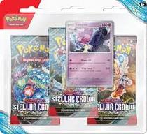 Pokemon TCG Cartas TCG Scarlet & Violet- Stellar Crown (3PACK)