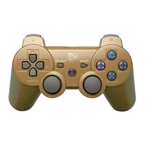 Controle Play Game Dualshock para PS3 Wireless - Dourado