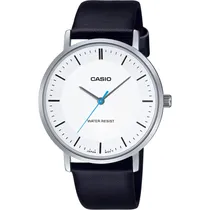 Relógio Casio MTP-VT04L-7EDF Analógico Masculino - Preto/Branco