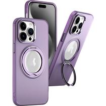 Estojo Protetor Smart Vision para iPhone 15 Pro Full 360 - Roxo