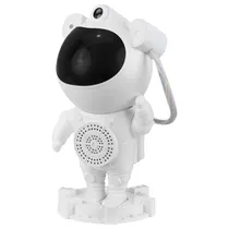 Projetor de Luz Astronauta DS-18404 - Céu Estrelado - com Controle - Bivolt - Branco