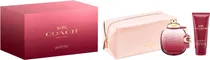 Kit Perfume Coach Wild Rose Edp 90ML + Body Lotion 100ML + Bolsa - Feminino