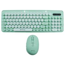 Teclado + Mouse FTX GK02 Wireless / Portugues - Verde