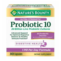 Probiotic 10 Natures's Bounty 30 Cápsulas