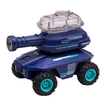 Carrinho Brinquedo Water Bomb com Controle Remoto e Acessorios 760504 - Preto/Azul