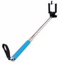 Bastao para Selfie Monopod Azul Caixa Branca