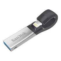 Pendrive Sandisk Ixpand Flask Drive SDIX30C-016G-GN6NN - 16GB - Prata e Cinza