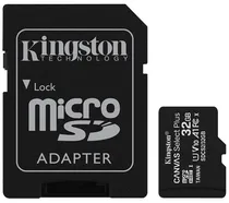Cartão de Memória Micro SD Kingston 32GB Canvas Select Plus 2X1 100MB/s