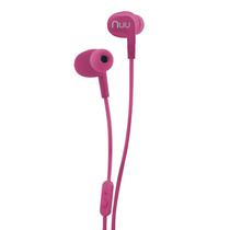 Fone de Ouvido Nuu Vermelho Pink Prova Da Agua