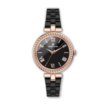 Relogio Analogico Feminino Daniel Klein Premium DK.1.12487-5 - Rosa Ouro e Preto