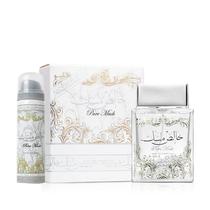 Perfume Lattafa Pure Musk Eua de Parfum Unissex 100ML + Desodorante 50ML