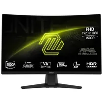 Monitor Gamer MSI Mag 242C 23.6" Full HD Curvo 180HZ / 1MS - Preto