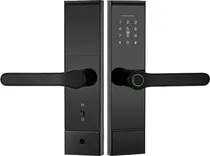 Fechadura Eletrônica Digital Tuya S808 BT Ttlock Black