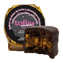 Alfajor Tofia Artesanal Negro Almendras