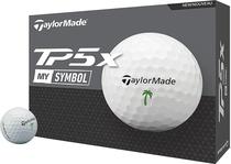 Bola de Golfe Taylormade TP5X MY Symbol Palm - Branco (12 Unidades)