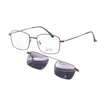 Armação para Óculos de Grau Clip-On Visard L8001 C5 53-19-140MM - Bronze