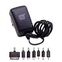Fonte de Alimentação Multi Adaptador Prosper M-23 com Conector para iPad / Lightning / Micro-USB e Outros / 100-240V - Preto