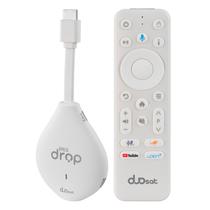 Receptor Duosat Cast Pulse Drop 4K 32GB 2GB Ram Wi-Fi - Branco