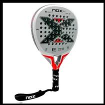 Nox Paleta de Padel Nox Super Domo Fiver HS Fibra de Vidrio Gris Rojo