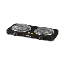Cocina Eléctrica Espiral Interbras C30BR 2 Hornallas 110V Negro