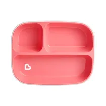Plato Con Divisoria Rosa Munchkin 21176