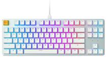 Teclado Gaming Glorious Glo-GMMK-TKL-BRN-W RGB Branco - com Fio (Ingles)