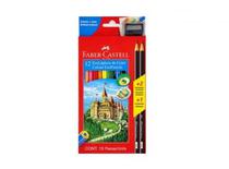 Faber Castell Lapiz Ecolapices Caja Carton 12+2 Colores Rojo