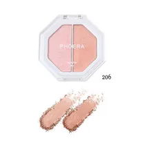 Iluminador Phoera Highlighter Duo 206 Girl Next Door/Chic Phreak - 3.5G