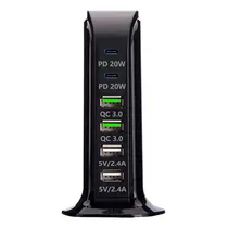 Carregador USB Sate A-R22 6 Portas 65W 4USB+2USB-C