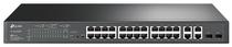 Hub Switch TP-Link TL-SL2428P Jetstream de 28 Portas com Poe+ de 24 Portas