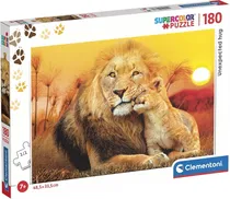 Quebra-Cabeça Unexpected Hug Lions Clementoni - 29785 (180 Pçs)
