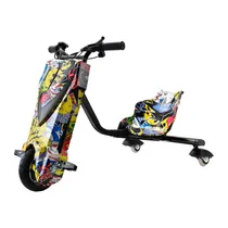 Moto Triciclo Eletrico Interbras Swift N1 / 8" / com Bluetooth / LED / 350W - Hip Hop Amarelo