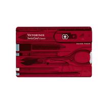 Set de Herramientas de Bolsillo Victorinox Swisscard Classic 10 En 1 Red