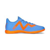 Chuteira Puma Future Play It Masculino Azul/Laranja 107193-01