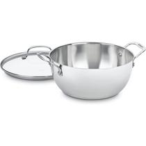 Panela com Tampa Cuisinart 755-26GD Multiuso Chef's Classic Inoxidavel 5L - Prata