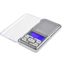 Balança de Bolso para Joias Mox MO-B500 para Até 500 G - Prata