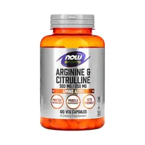 Suplemento Now Sports Arginine Y Citrulline 120 Cápsulas