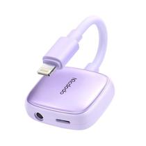 Adaptador Mcdodo CA-2741 Lightning To Lightning / Jack 3.5MM - Roxo