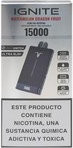 Vape Descartavel Ignite V150 Watermelon Dragon Fruit 15000 Puffs Black