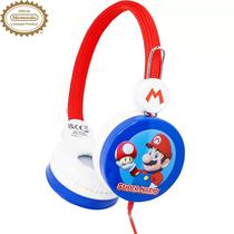 Fone de Ouvido Otl Technologies Kids SM1108 - Super Mario Red Logo