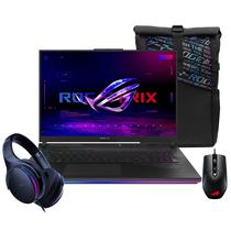 Notebook Gamer Rog Strix Scar 18 G834JYR-R6103W Intel Core i9 14900HX Tela Wqxga 18.0" / 64GB de Ram / 2TB SSD / Geforce RTX4090 16GB - Off Preto (Ingles)