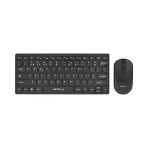 Kit Teclado Y Mouse Inalámbrico FTX FTXGK03 Negro (Portugués)