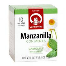 Cha Carmencita Camomila com Menta 10 Bags