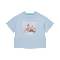 Camiseta Infantil Benetton 3I1XC10HS 0Y1