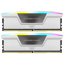 Mem DDR5 64GB 6400 Corsair Vengeance RGB Whi 2X32 CMH64GX5M2B6400 C32W White